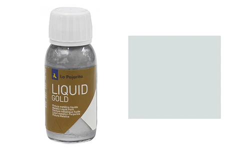 Tinta Metálica Líquida La Pajarita 50 ml — O-05 Prata