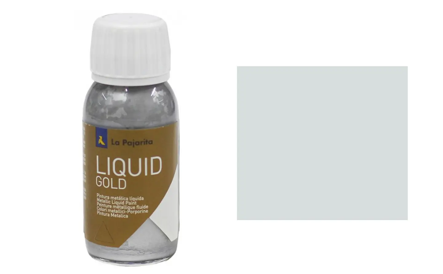 Tinta Metálica Líquida La Pajarita 50 ml — O-05 Prata 1