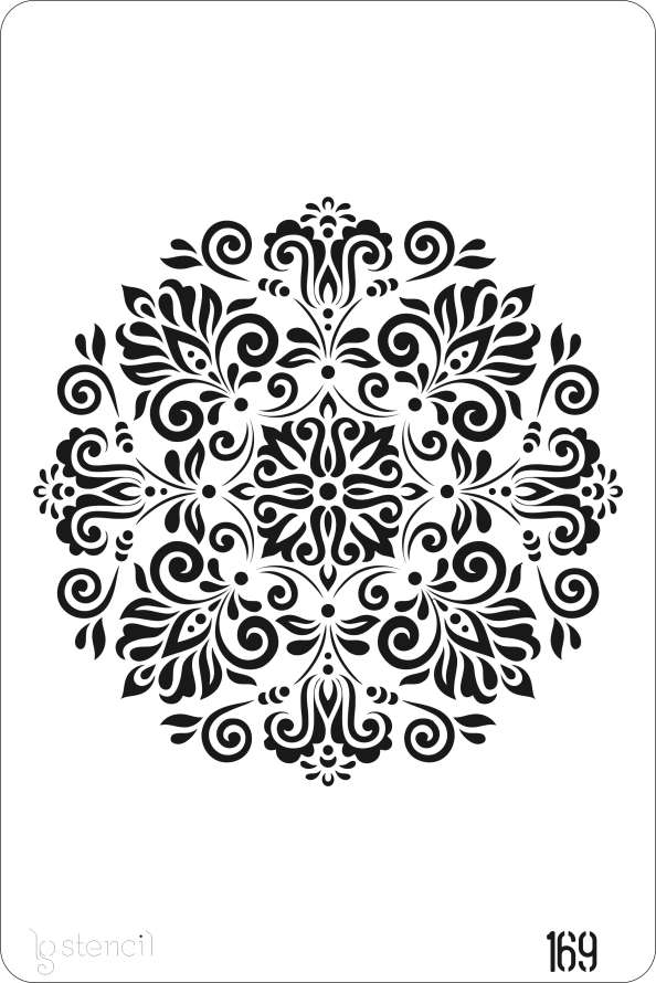 Stencil LG 20 × 30 cm — 169 MANDALA 1
