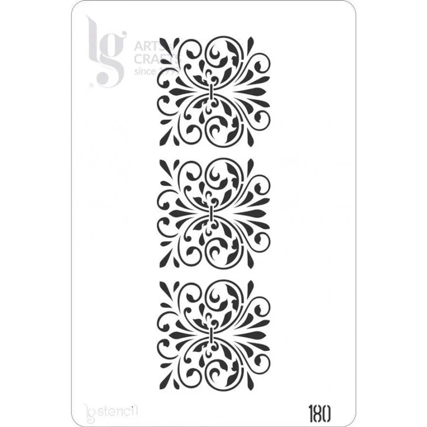 Stencil LG 20 × 30 cm — 180 ARABESCOS 1
