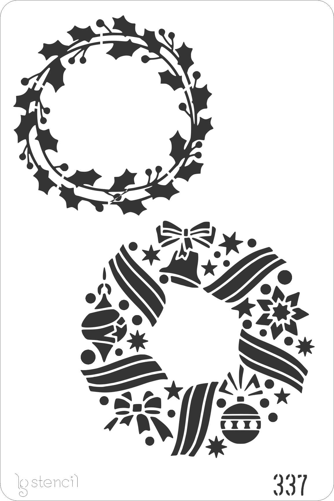 Stencil LG 20 × 30 cm — 337 GRINALDA 1