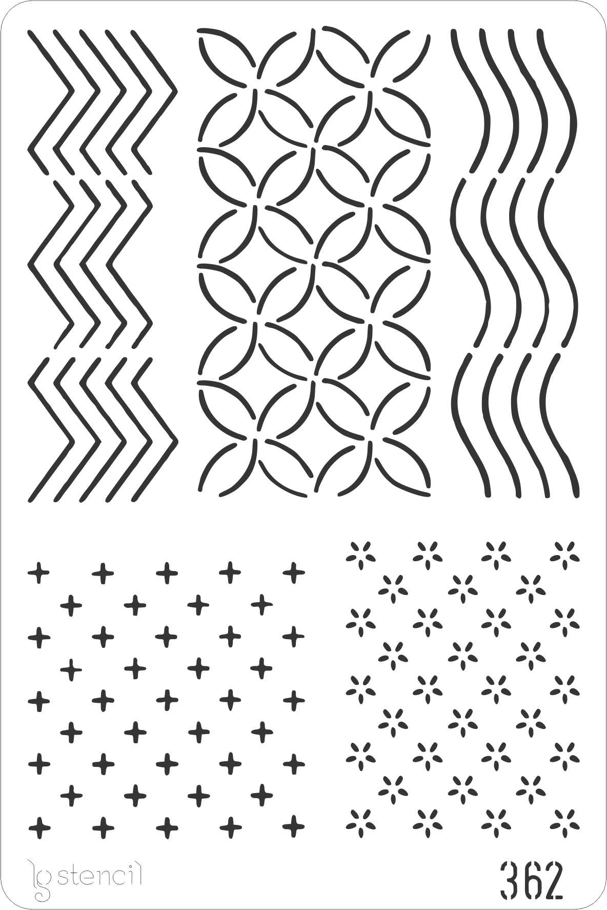 Stencil LG 20 × 30 cm — 362 1
