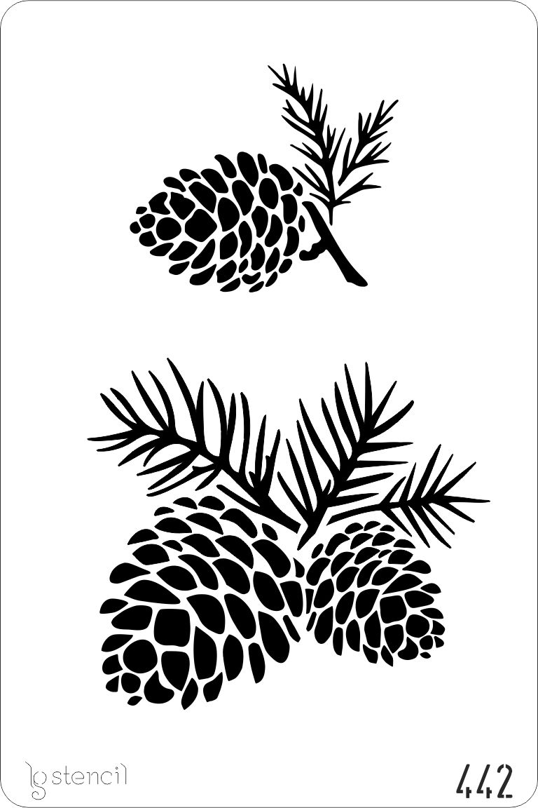 Stencil LG 20 × 30 cm — 442 PINHAS 1