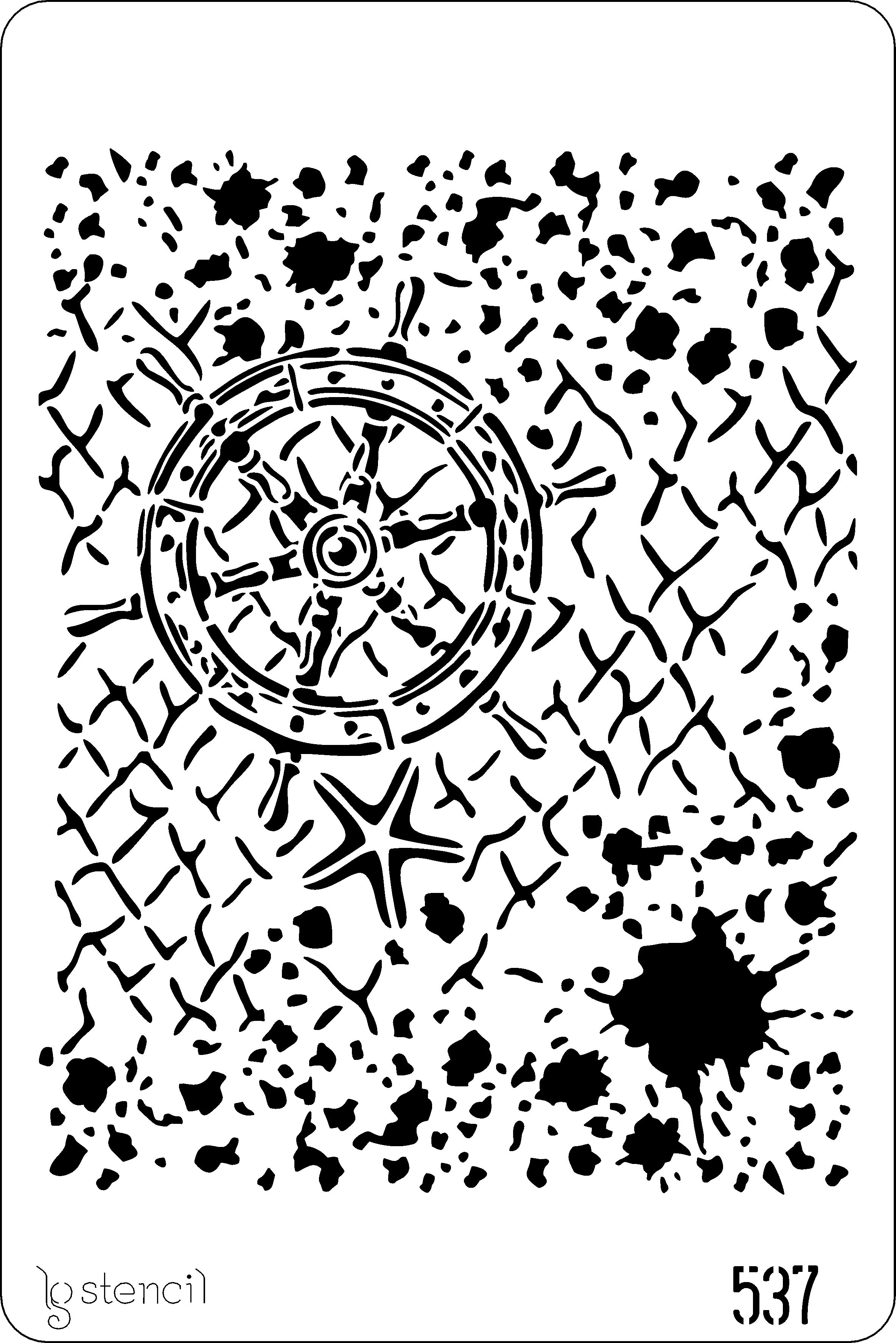 Stencil LG 20 × 30 cm — 537 MAR 1
