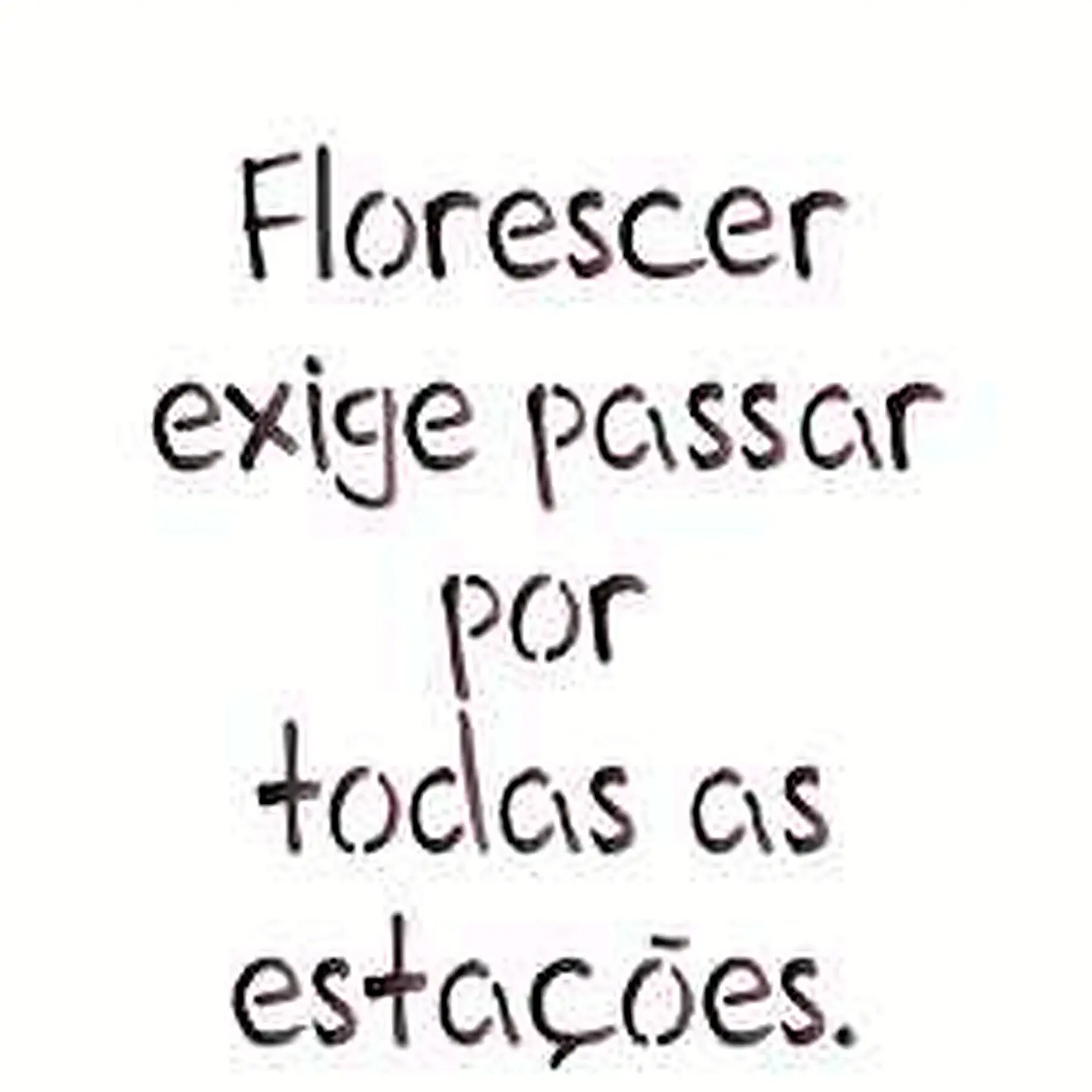 Stencil OPA 2215 — FRASE FLORESCER 1