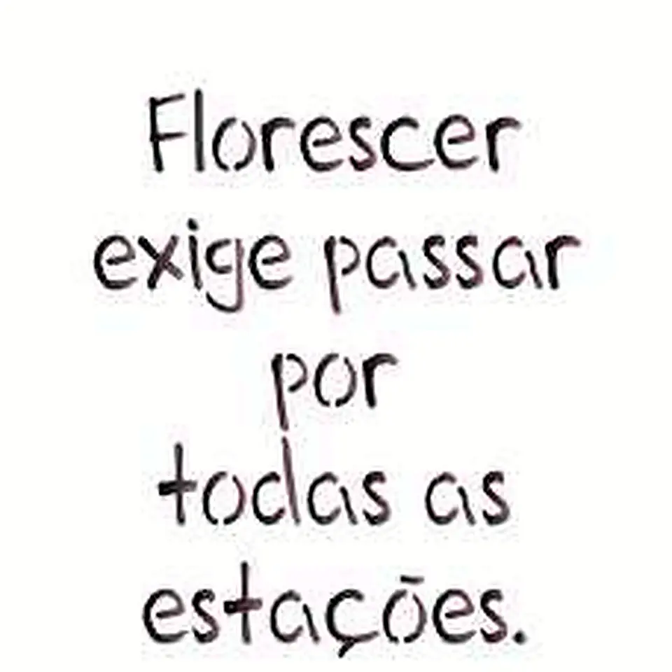 Stencil OPA 2215 — FRASE FLORESCER 1