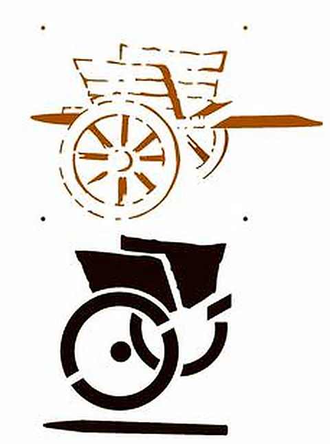 Stencil OPA 2929 — COUNTRY BRASIL CARROÇA