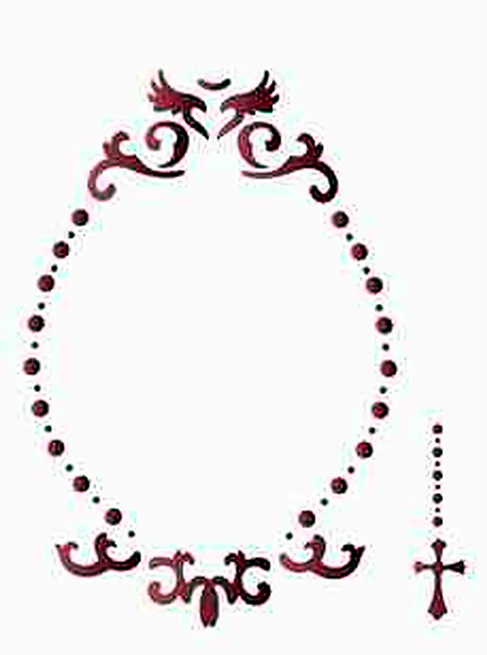 Stencil OPA 2175 — RELIGIÃO MOLDURA CELESTIAL 1