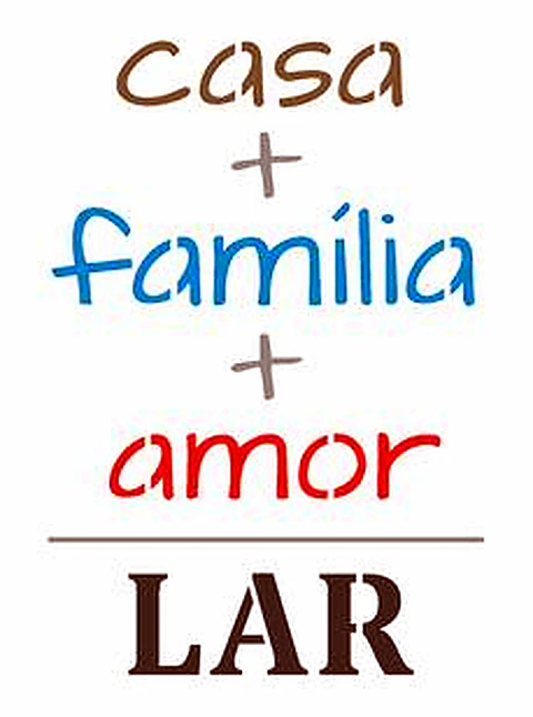 Stencil OPA 2704 — FRASE CASA, FAMILIA E AMOR