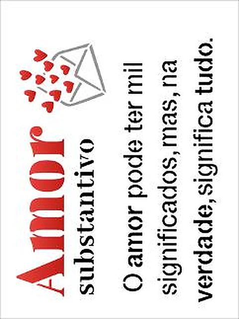 Stencil OPA 3430 — AMOR SUBSTANTIVO