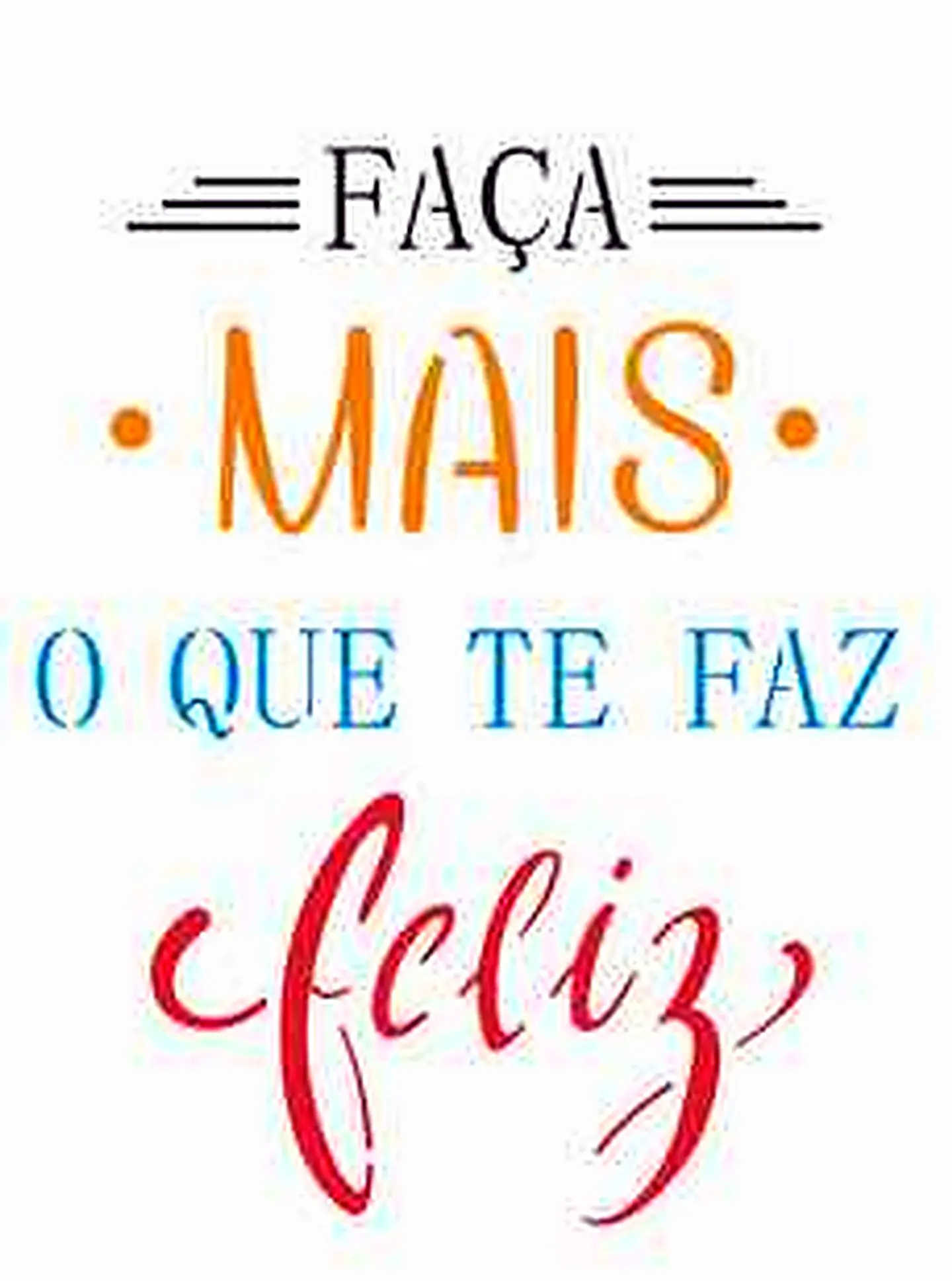 Stencil OPA 2445 — FRASE FAÇA MAIS 1