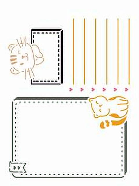 Stencil OPA 3381 — PLANNER CATS