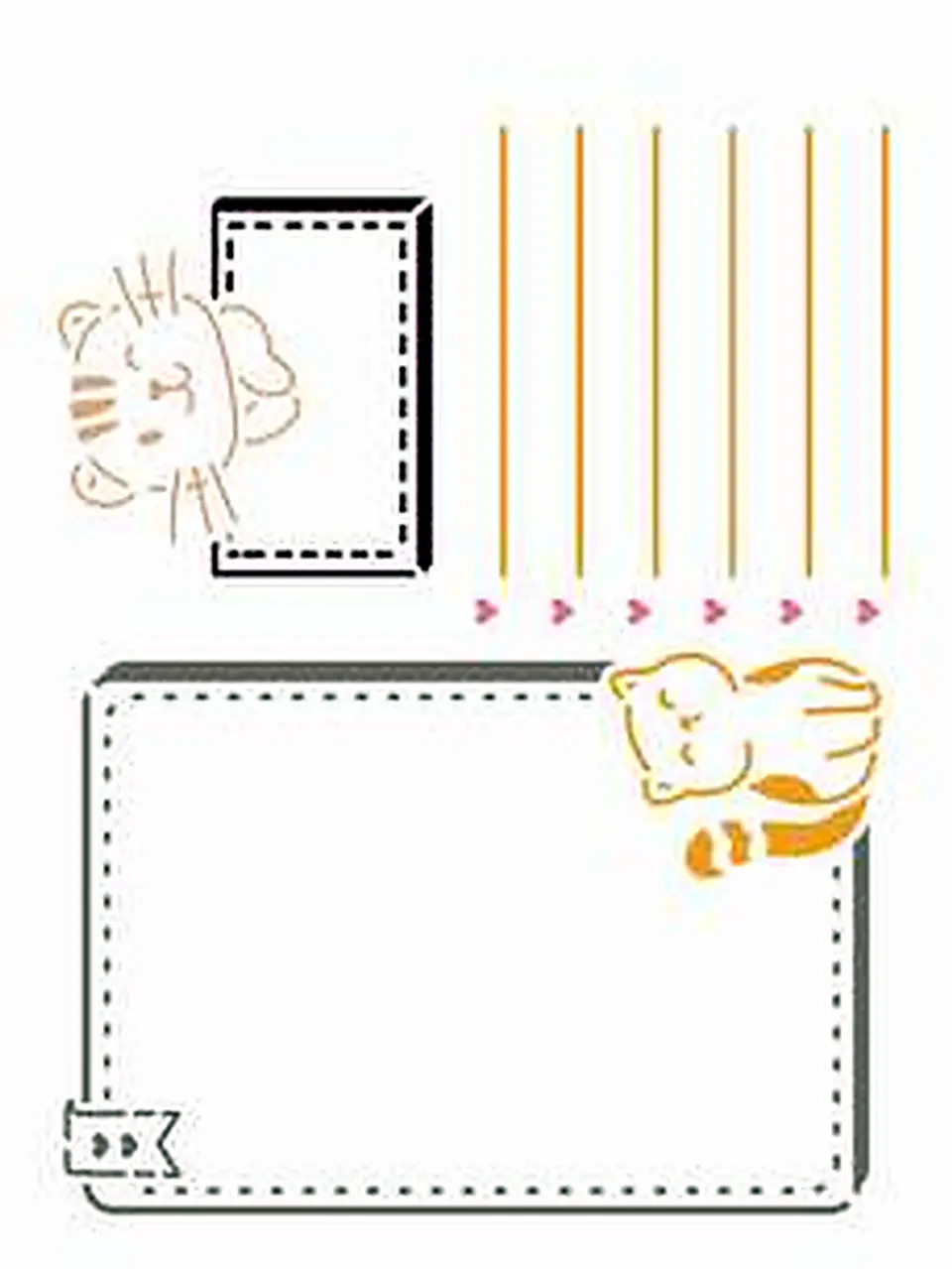 Stencil OPA 3381 — PLANNER CATS 1