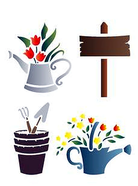 Stencil OPA 1013 — JARDINAGEM