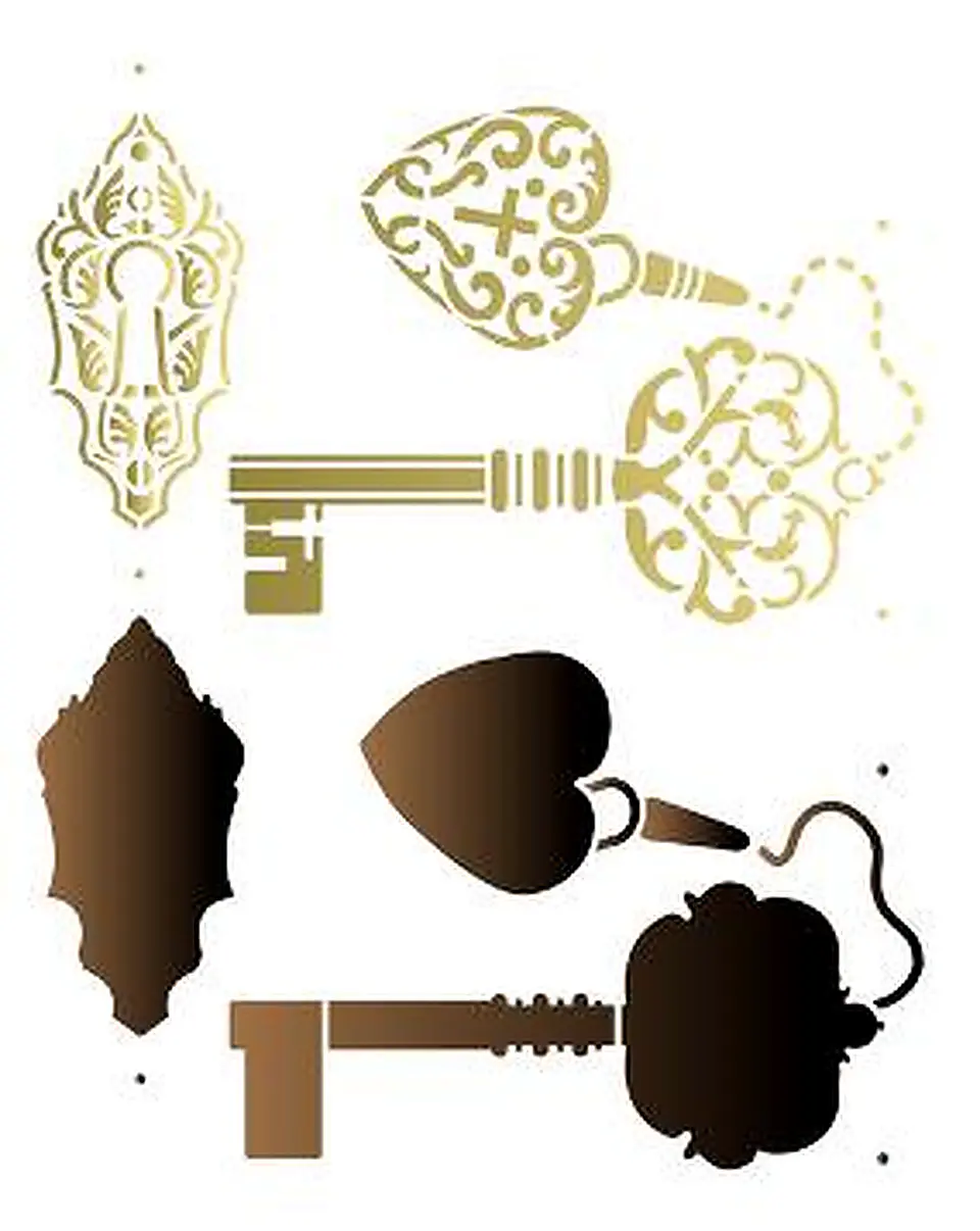 Stencil OPA 3113 — STEAMPUNK ART CHAVES 1