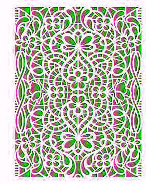 Stencil OPA 2636 — RENDA PRIMAVERA