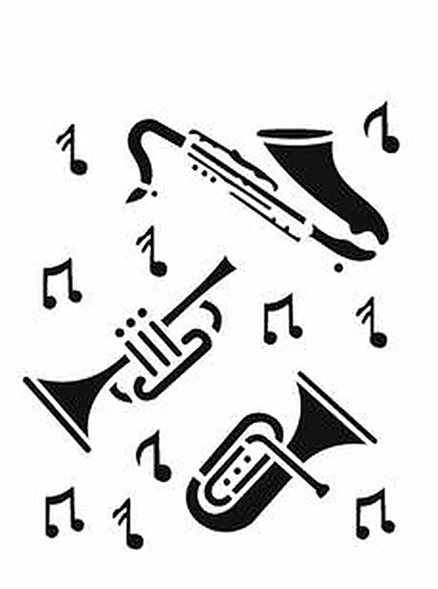 Stencil OPA 426 — INSTRUMENTOS MUSICAIS 1