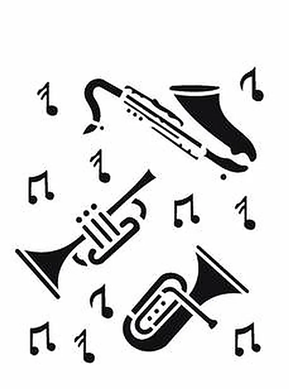 Stencil OPA 426 — INSTRUMENTOS MUSICAIS 1