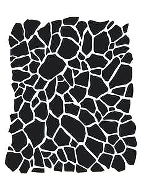 Stencil OPA 2266 — ESTAMPARIA CRAQUELÊ I