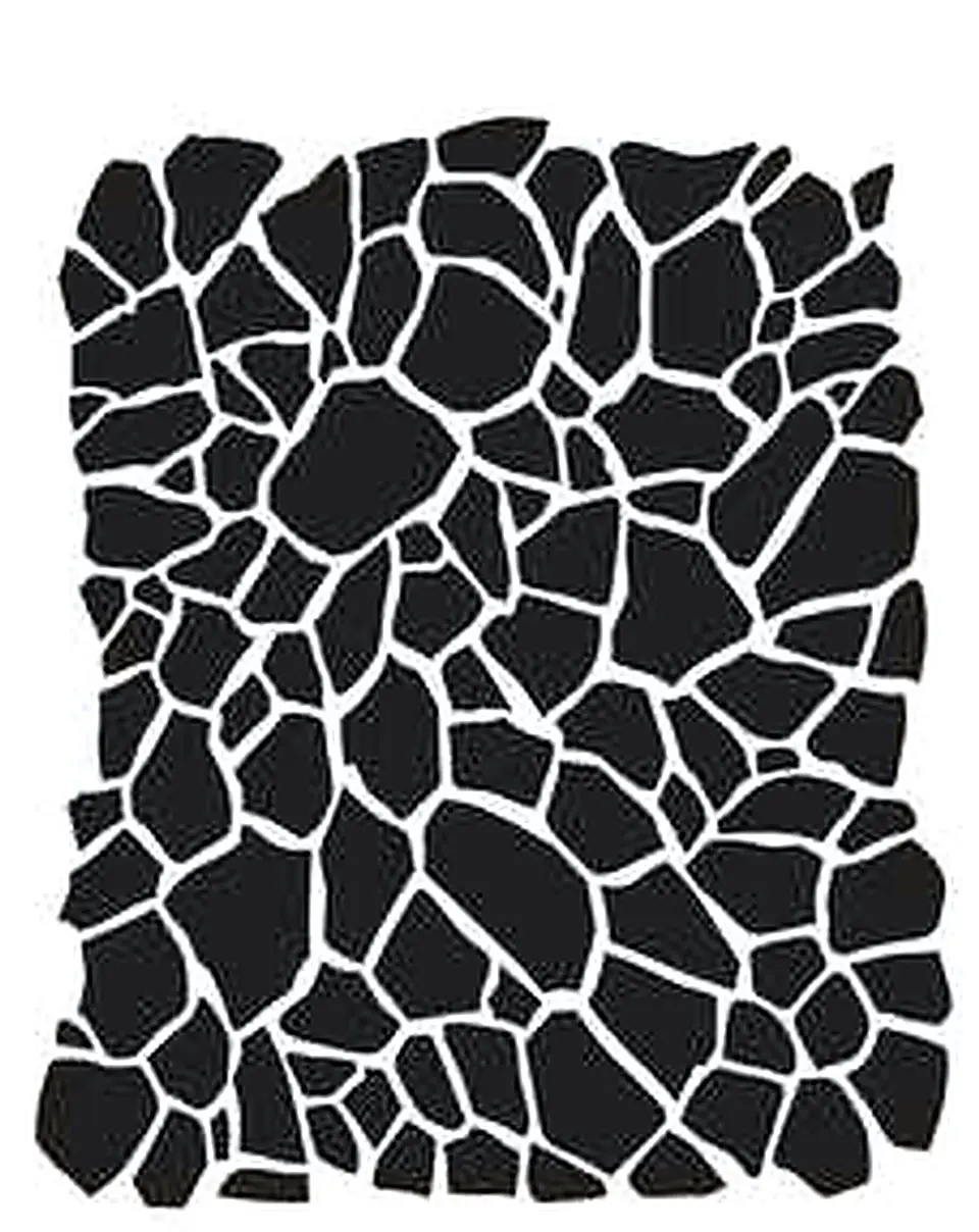 Stencil OPA 2266 — ESTAMPARIA CRAQUELÊ I 1