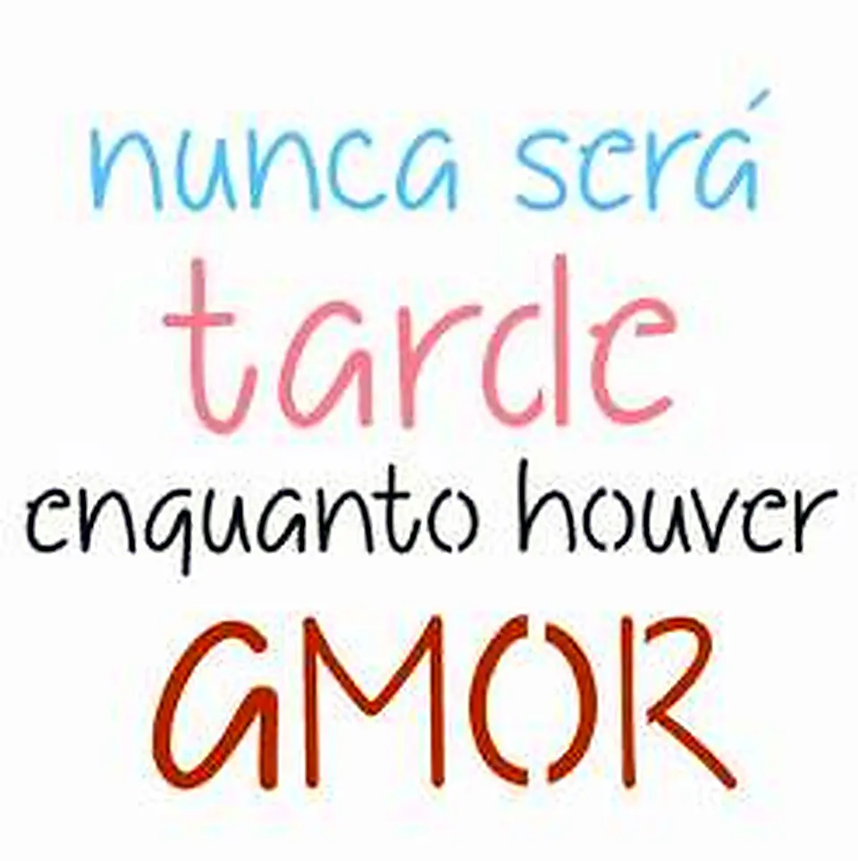 Stencil OPA 2434 — FRASE NUNCA SERÁ TARDE 1