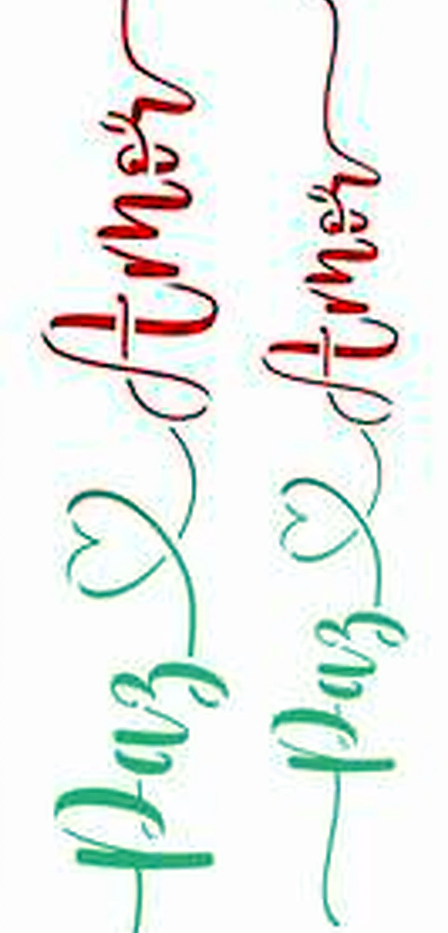 Stencil OPA 3135 — PALAVRAS LETTERING PAZ E AMOR 1