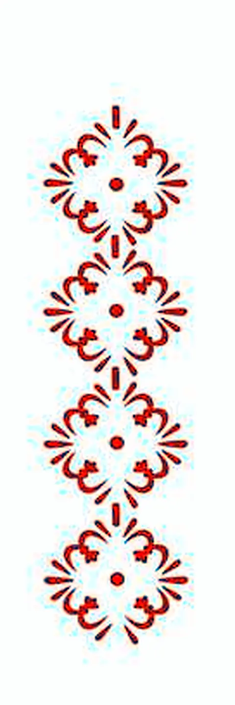 Stencil OPA 440 — BORDER FLOR