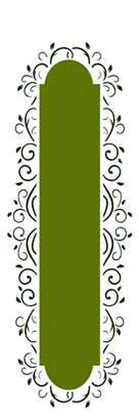 Stencil OPA 2421 — MOLDURA ARABESCO II