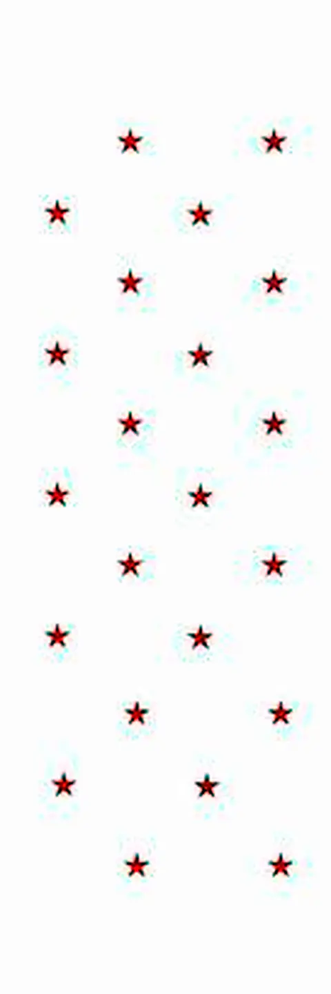 Stencil OPA 21 — ESTRELAS PEQUENAS