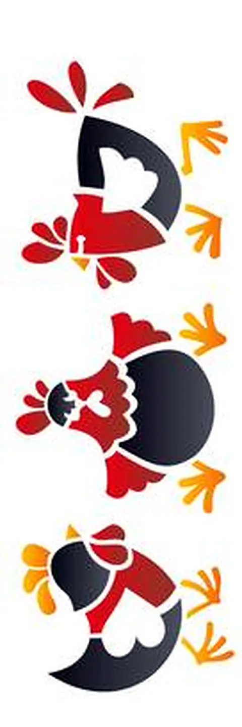 Stencil OPA 1876 — GALINHAS COUNTRY