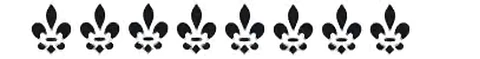 Stencil OPA 448 — CORAÇÕES BORDA FLOR DE LIZ