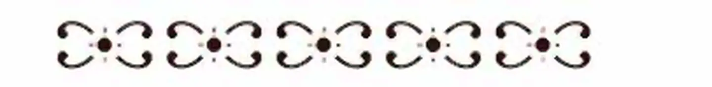 Stencil OPA 395 — FLORES BORDA ORNAMENTAL 1