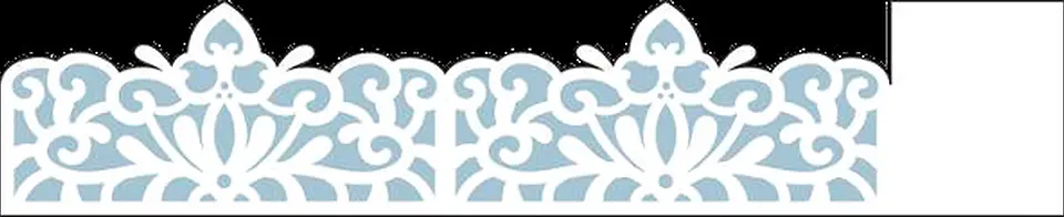 Stencil OPA 2410 — RENDA ARABESCO FLOR 1