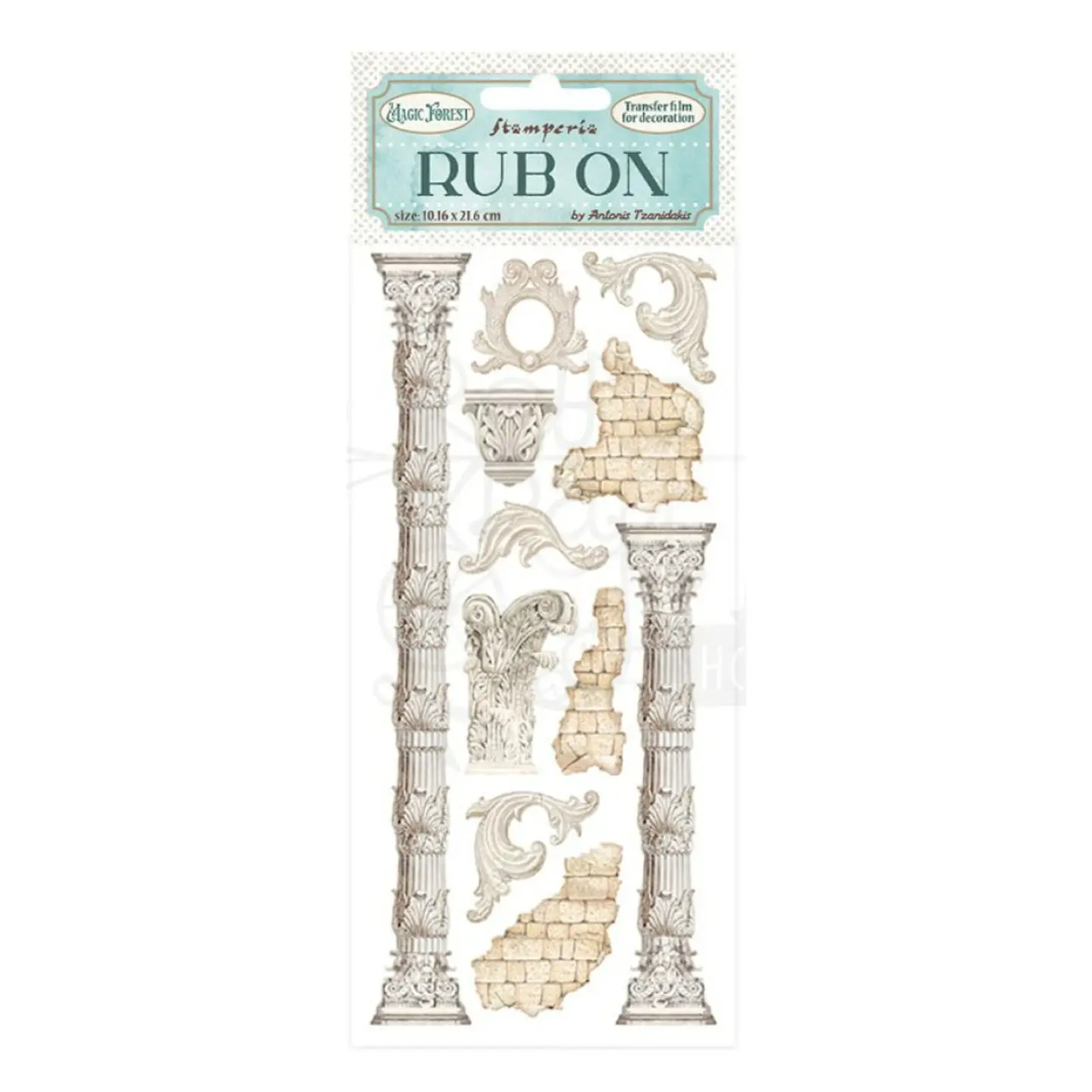 Rub-on Stamperia — Magic Forest — Columns 1