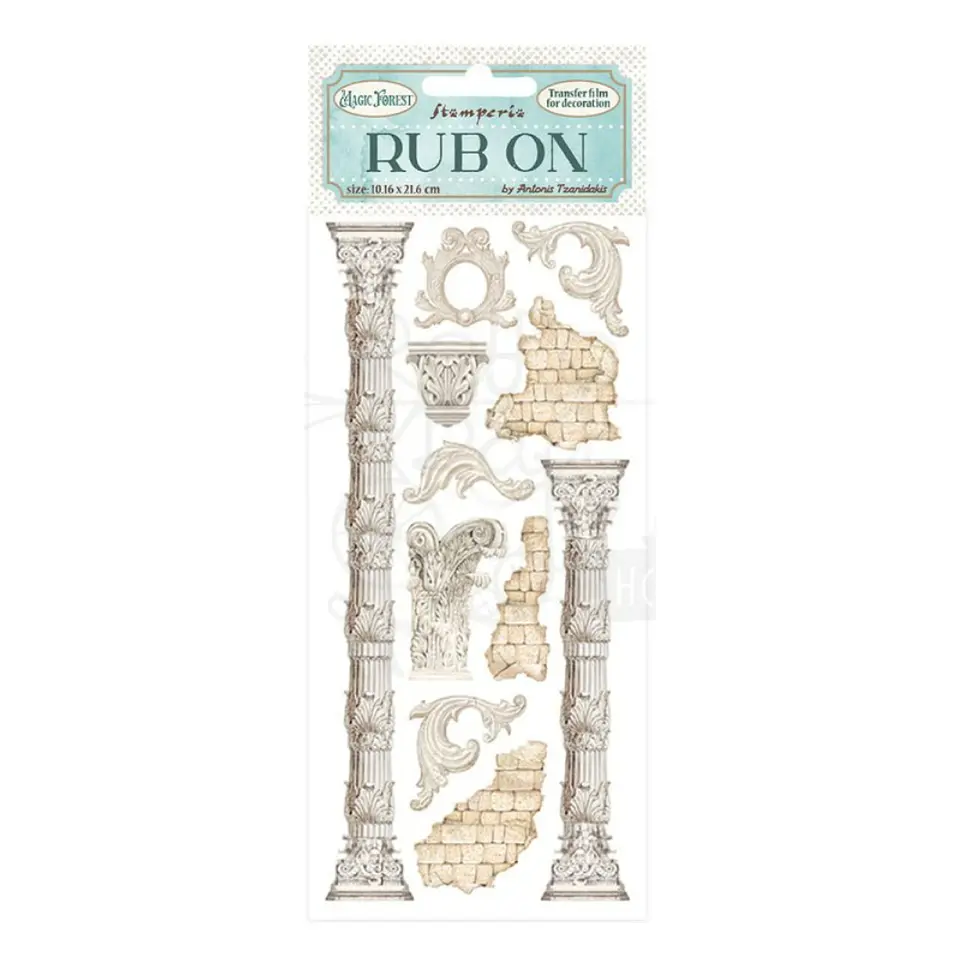 Rub-on Stamperia — Magic Forest — Columns 1