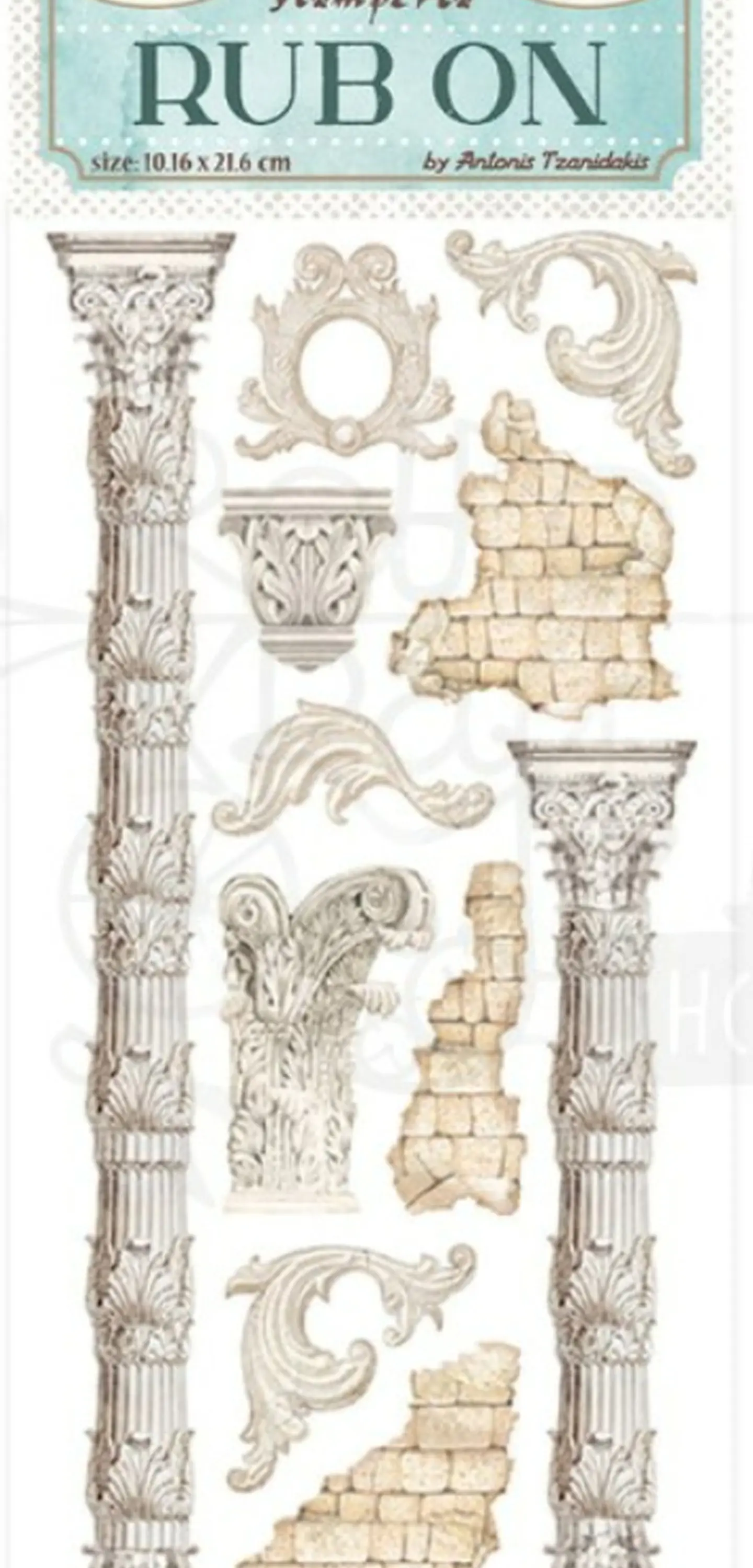 Rub-on Stamperia — Magic Forest — Columns 2