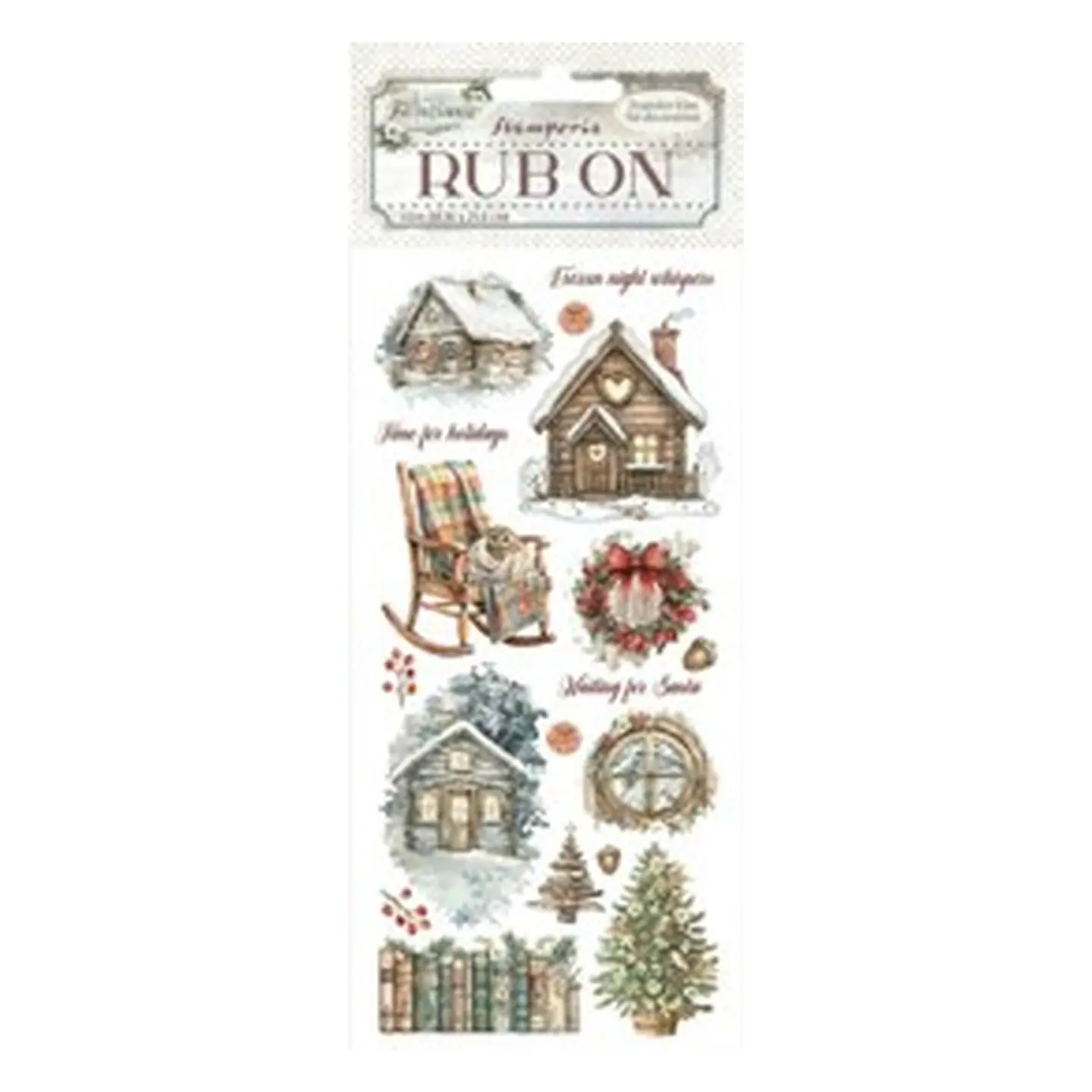 Rub-on Stamperia — The Owl’s House — Cottage 1