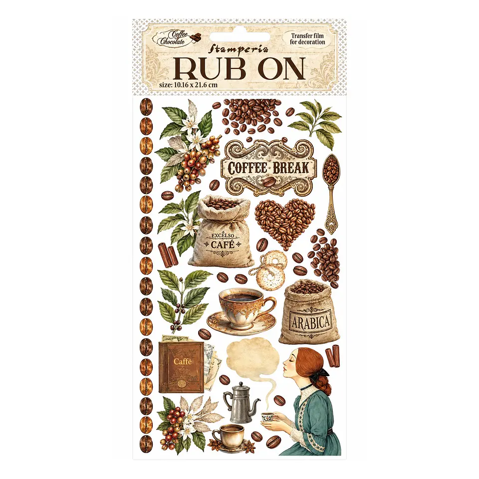 Rub-on Stamperia — Coffee and Chocolate — Coffee 1