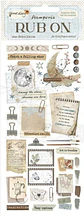 Rub-on Stamperia — Secret Diary — Notes and Labels - Thumbnail 2