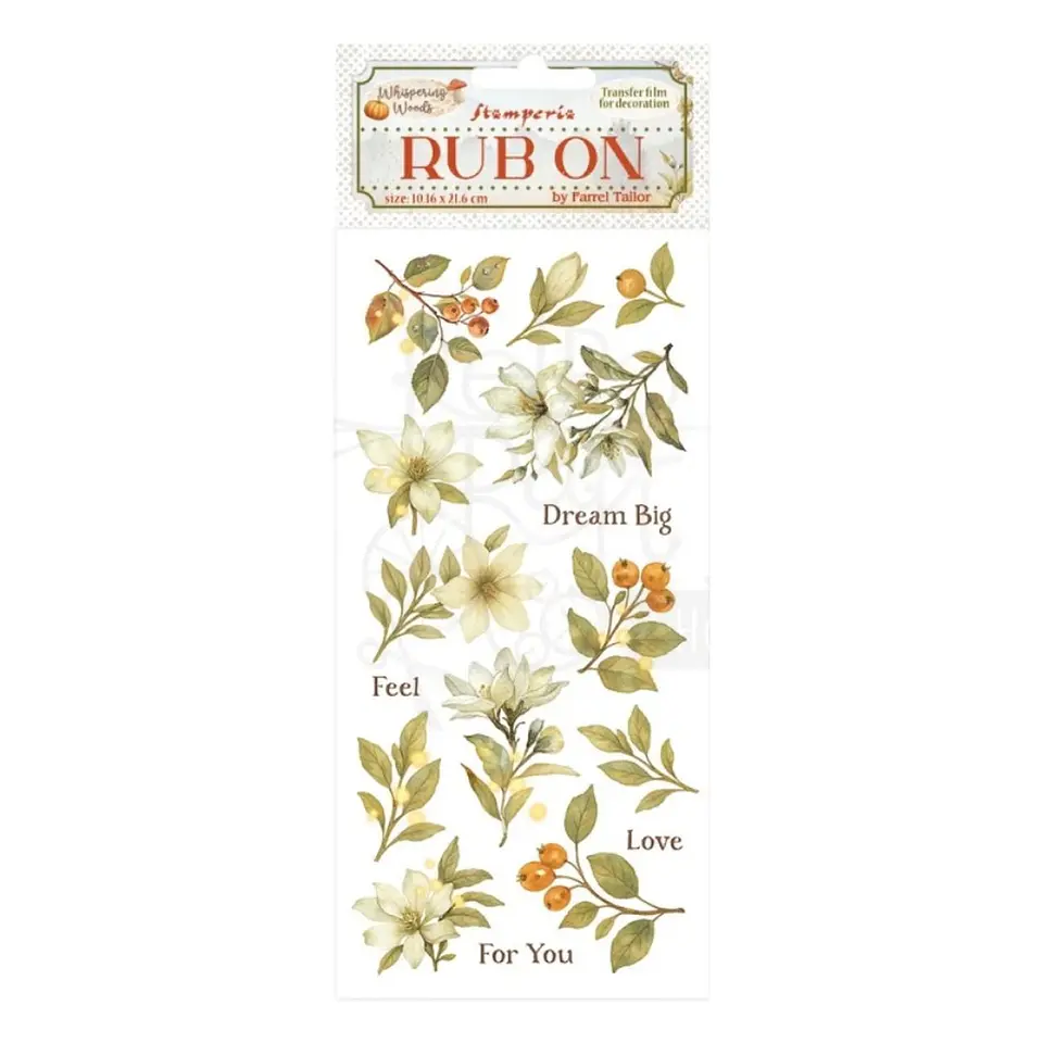 Rub-on Stamperia — Whispering Woods — Magnolia 1