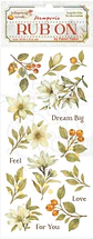Rub-on Stamperia — Whispering Woods — Magnolia - Thumbnail 2
