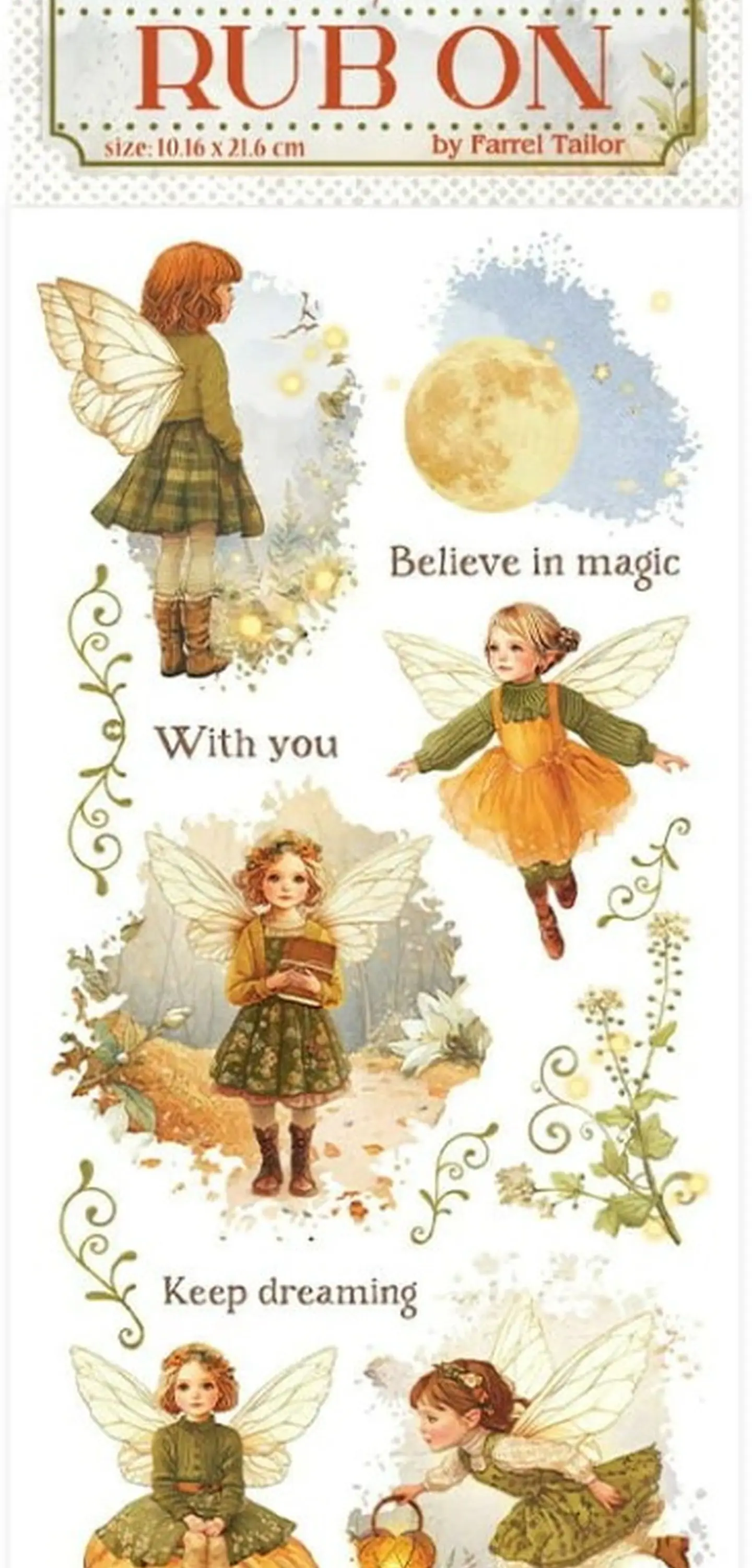 Rub-on Stamperia — Whispering Woods — Fairy 2