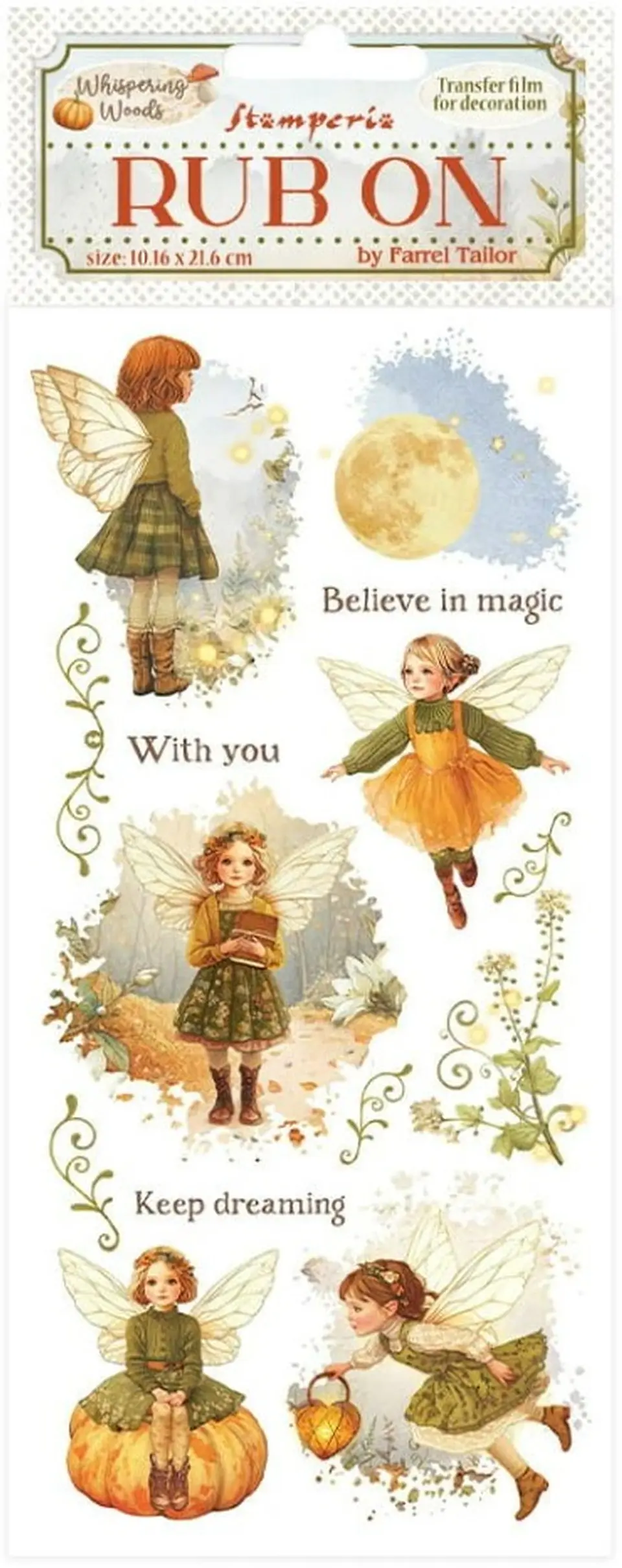 Rub-on Stamperia — Whispering Woods — Fairy 2