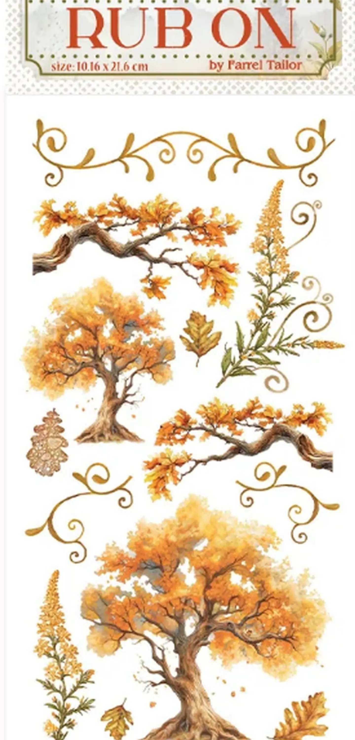 Rub-on Stamperia — Whispering Woods — DFLRB188 2