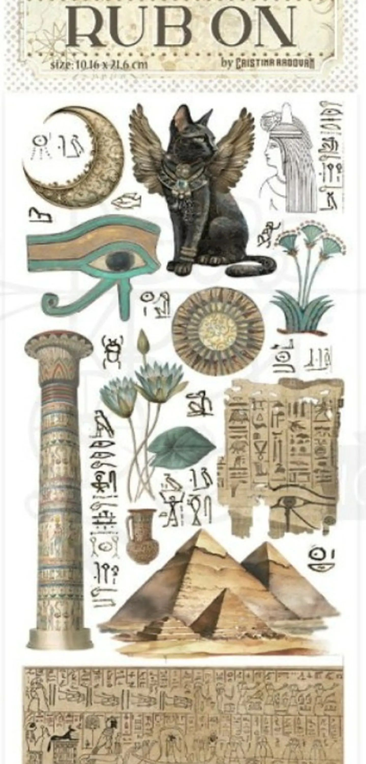 Rub-on Stamperia — Fortune — Egypt 2
