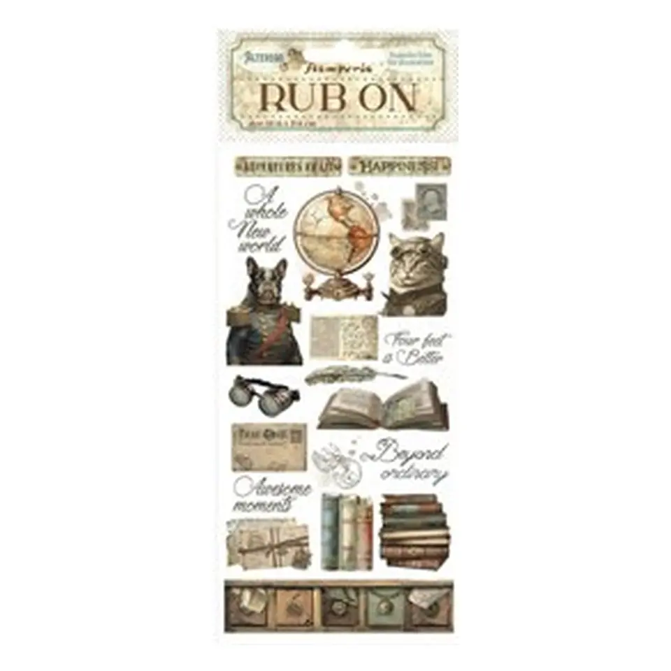 Rub-on Stamperia — Alterego — Books 1
