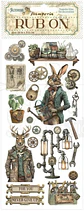 Rub-on Stamperia — Alterego — Gears and Tools - Thumbnail 2