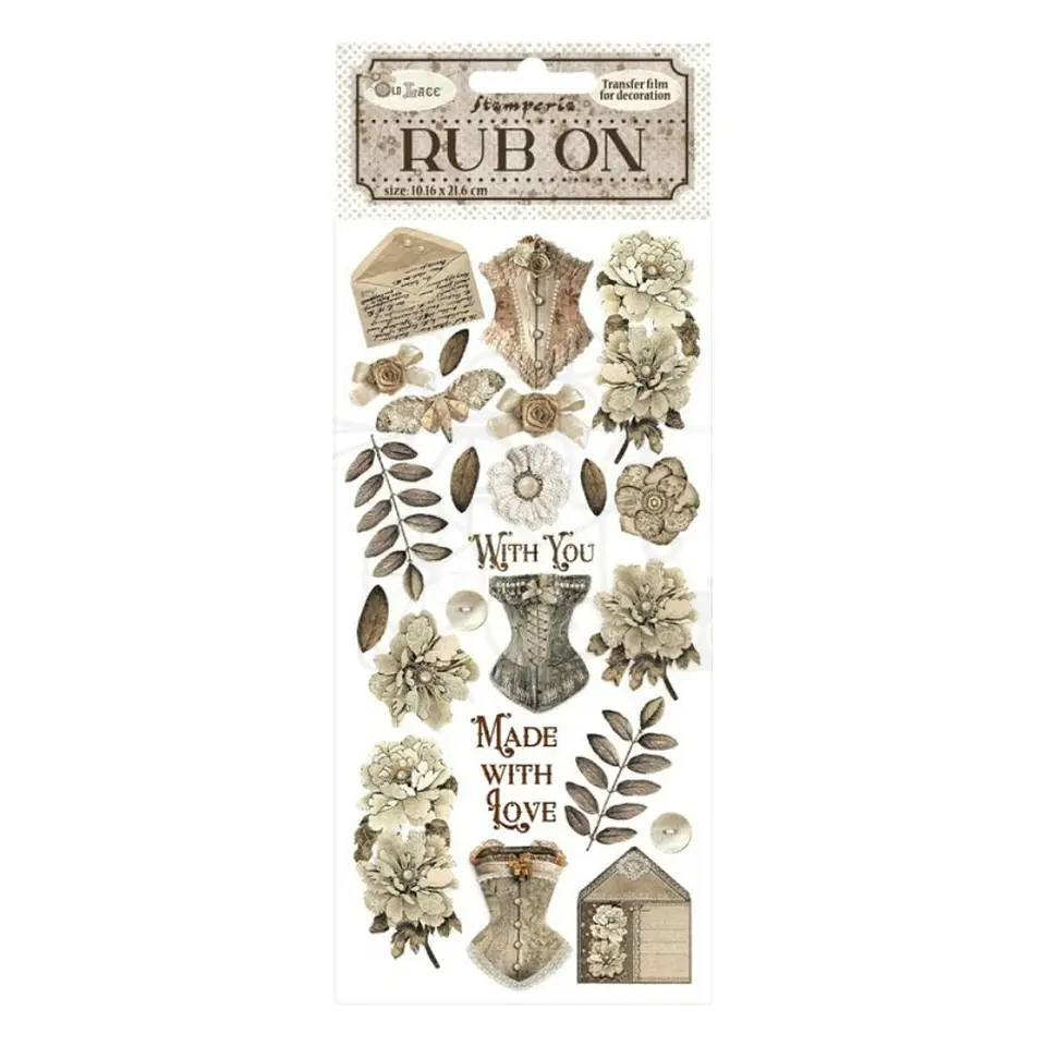 Rub-on Stamperia — Old Lace — DFLRB122 1