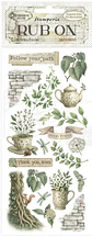 Rub-on Stamperia — Herbarium Silvae — Tea Time - Thumbnail 2