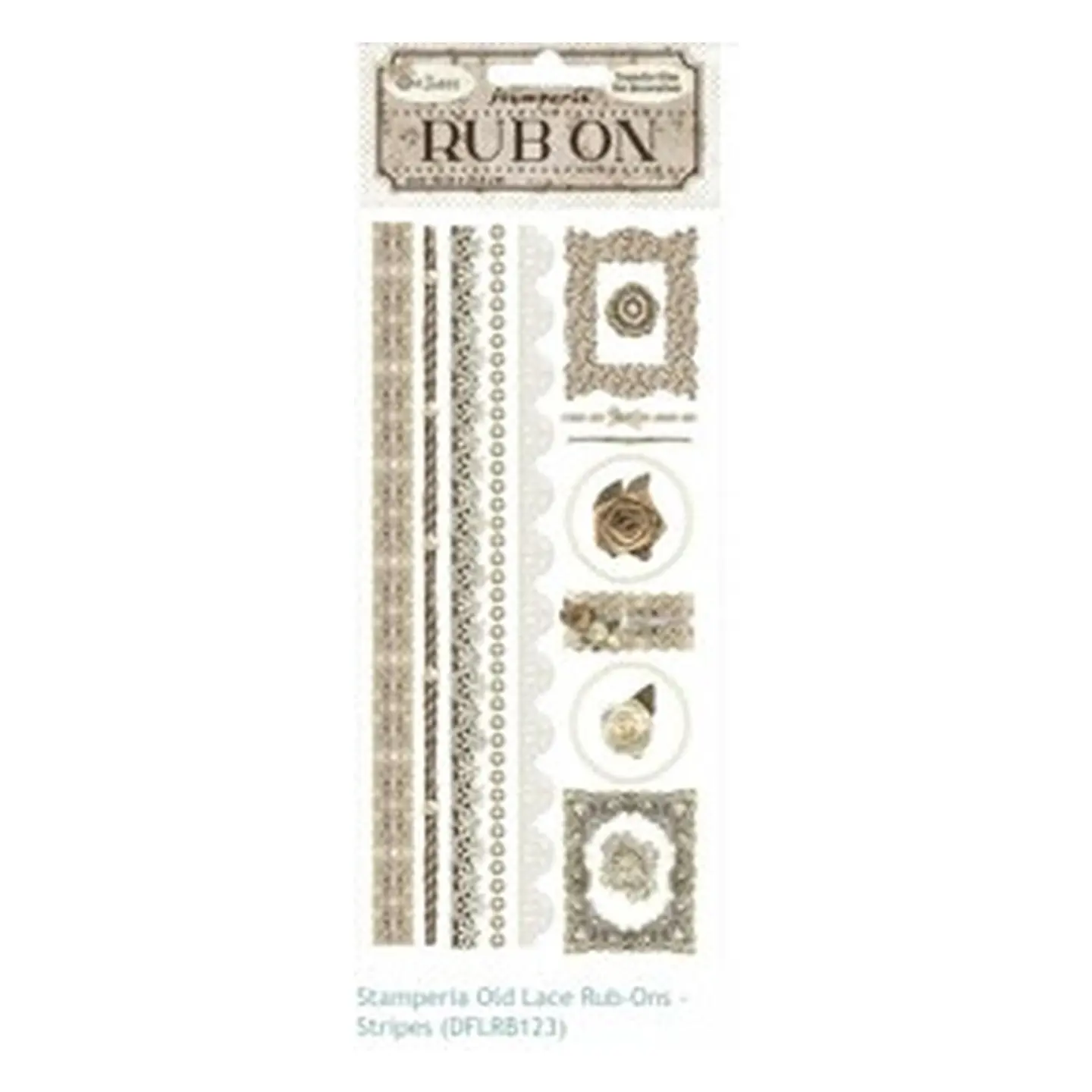 Rub-on Stamperia — Old Lace — DFLRB123 1